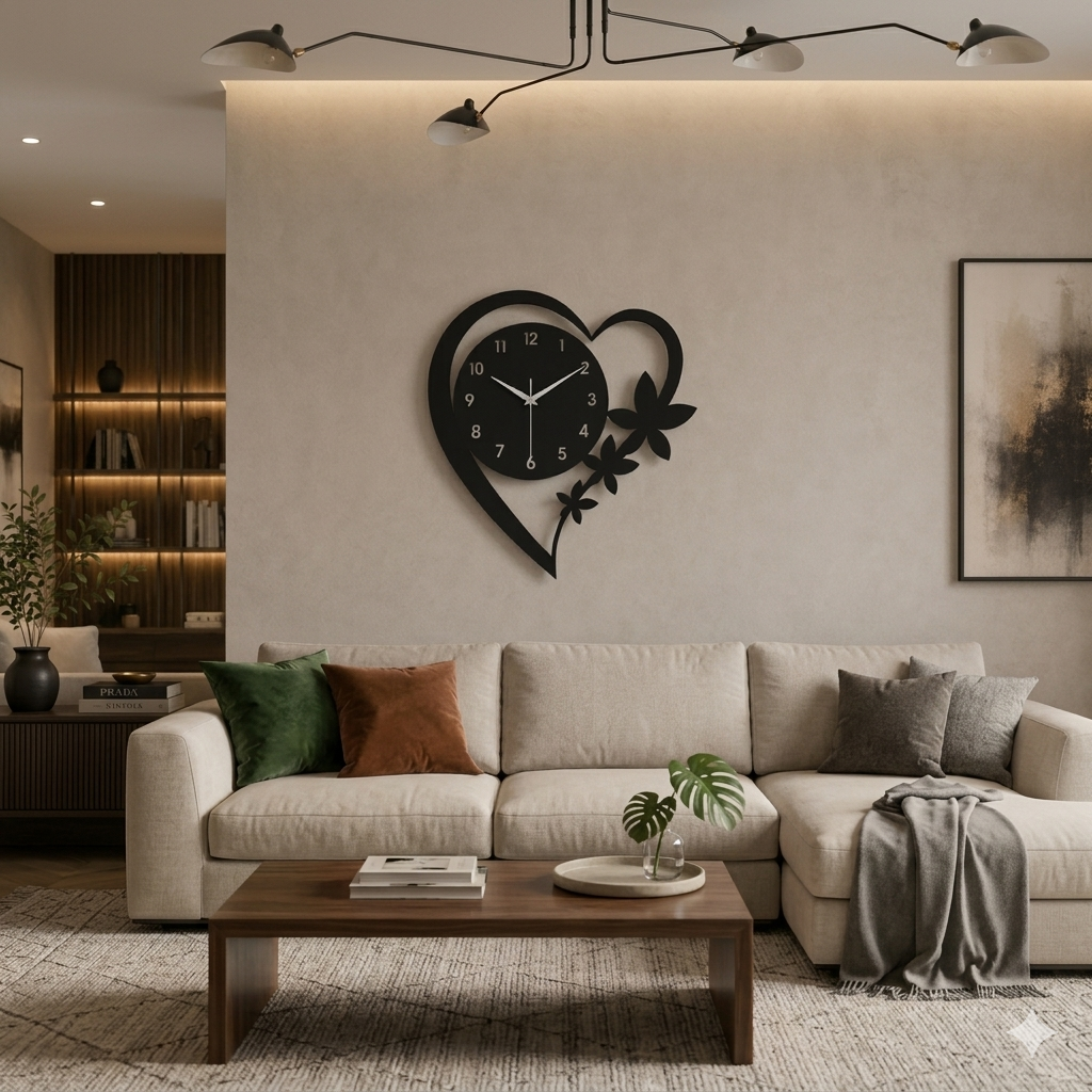 Amour Bloom Clock